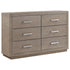 Kenora 6-drawer Dresser Barley Brown - 224853