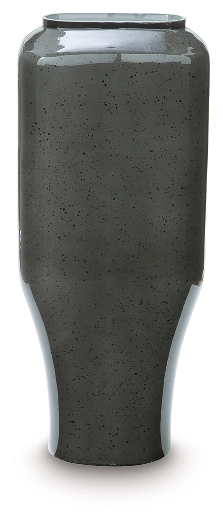 Kierlain Gray/Black Vase - A2000809