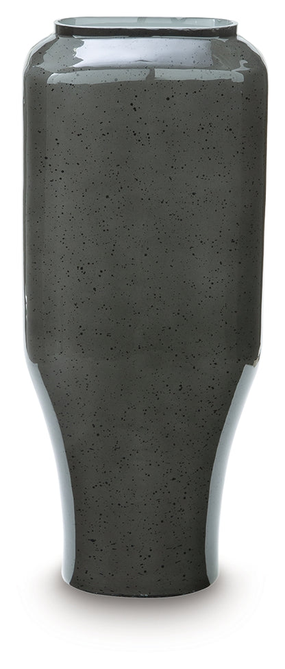 Kierlain Gray/Black Vase - A2000809