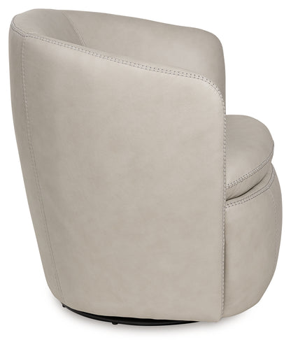 Kierreys Bone Swivel Accent Chair - A3000703