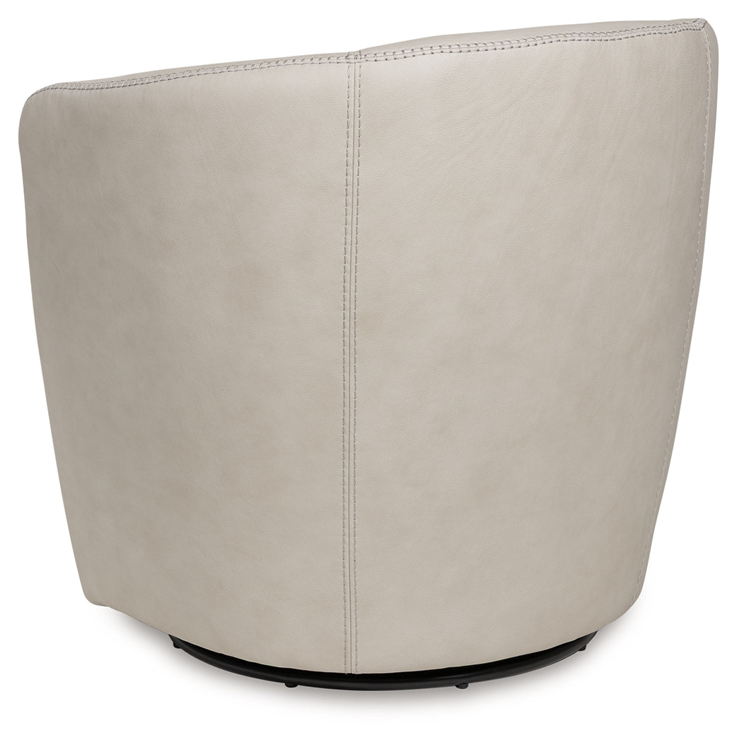 Kierreys Bone Swivel Accent Chair - A3000703