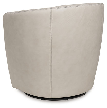 Kierreys Bone Swivel Accent Chair - A3000703