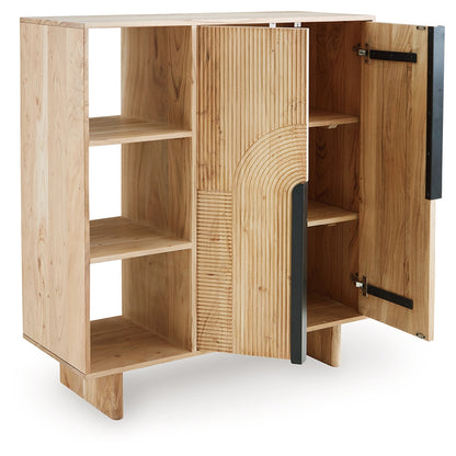 Kierwell Natural Accent Cabinet - A4000653