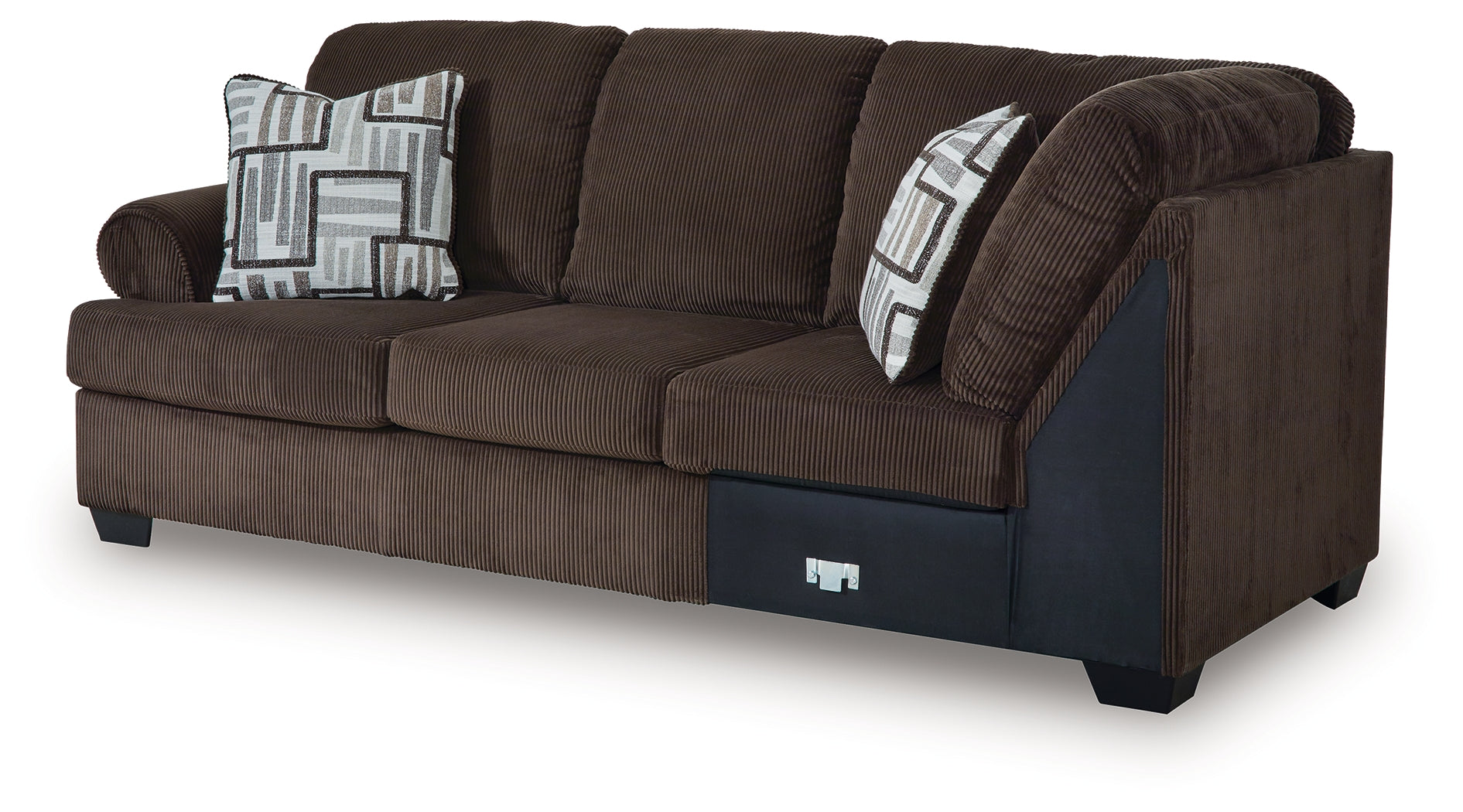 Kimlee Chocolate Left-Arm Facing Sofa - PC3560366