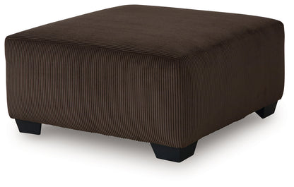 Kimlee Chocolate Oversized Accent Ottoman - PC3560308
