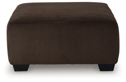 Kimlee Chocolate Oversized Accent Ottoman - PC3560308