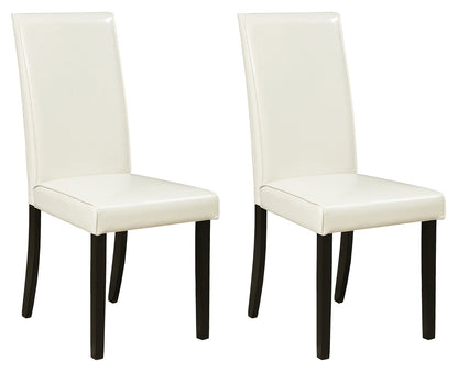 Kimonte 2-Piece Dining Room Chair in Ivory - PKG000074