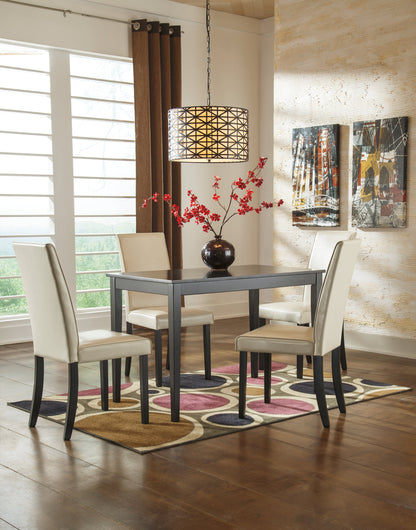 Kimonte 2-Piece Dining Room Chair in Ivory - PKG000074