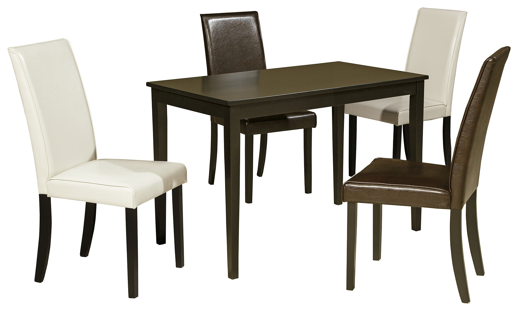 Kimonte Multi Dining Table and 4 Chairs - D250D5