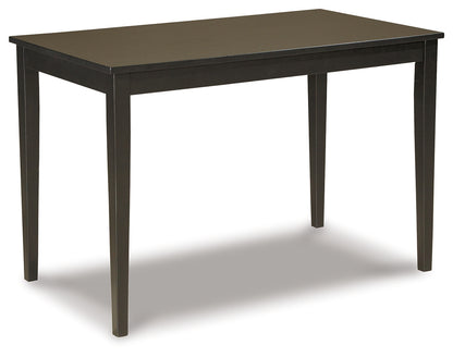Kimonte Multi Dining Table and 4 Chairs - D250D5