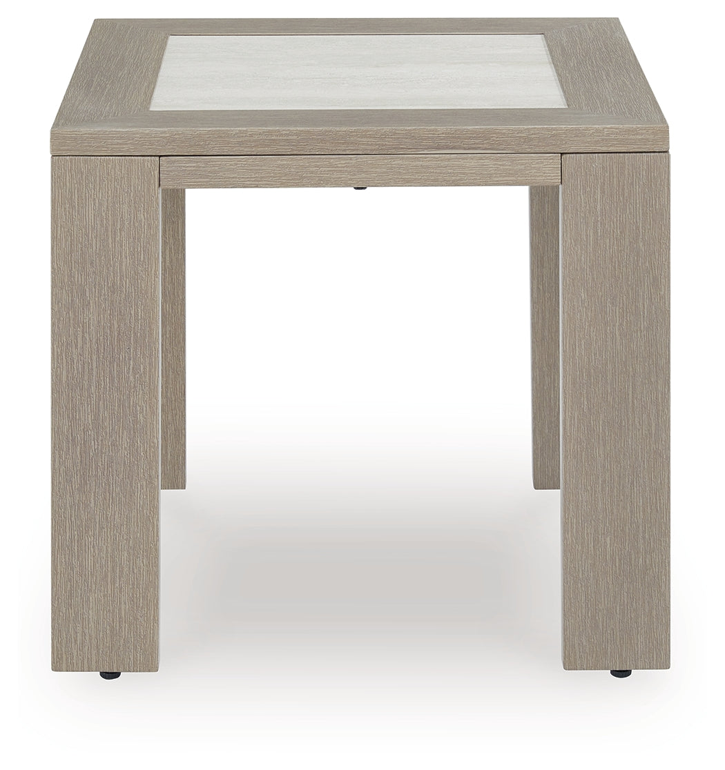 Kimpton Isle Brown Outdoor End Table - P704-702