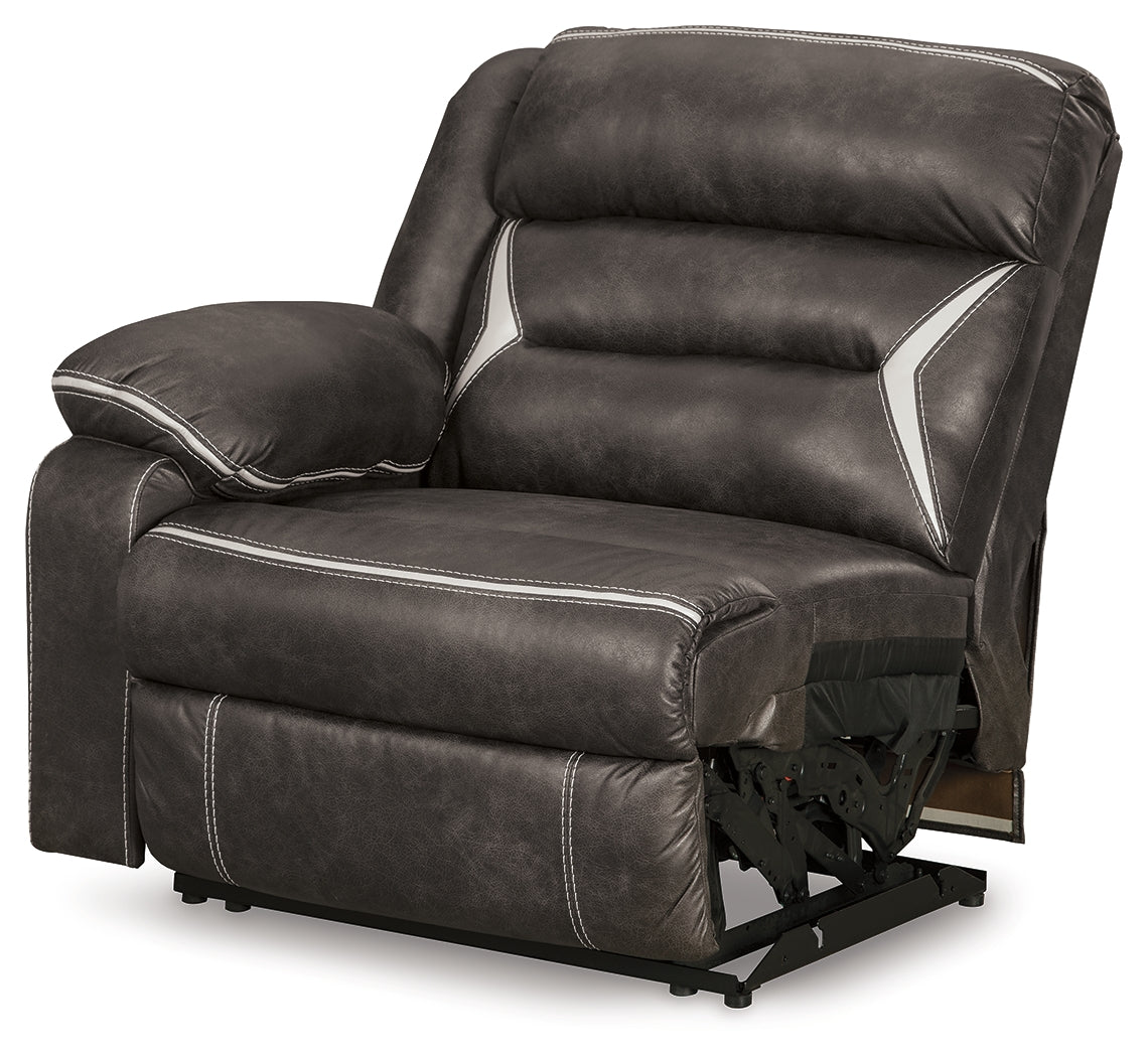 Kincord Midnight 2-Piece Power Reclining Sectional Loveseat - 13104S7
