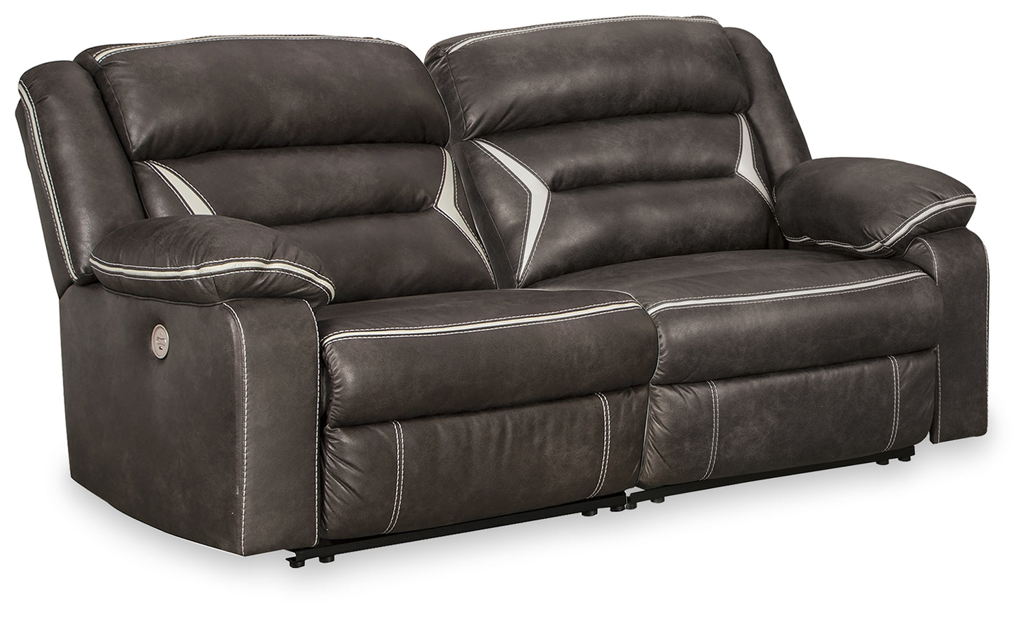 Kincord Midnight 2-Piece Power Reclining Sectional Loveseat - 13104S7