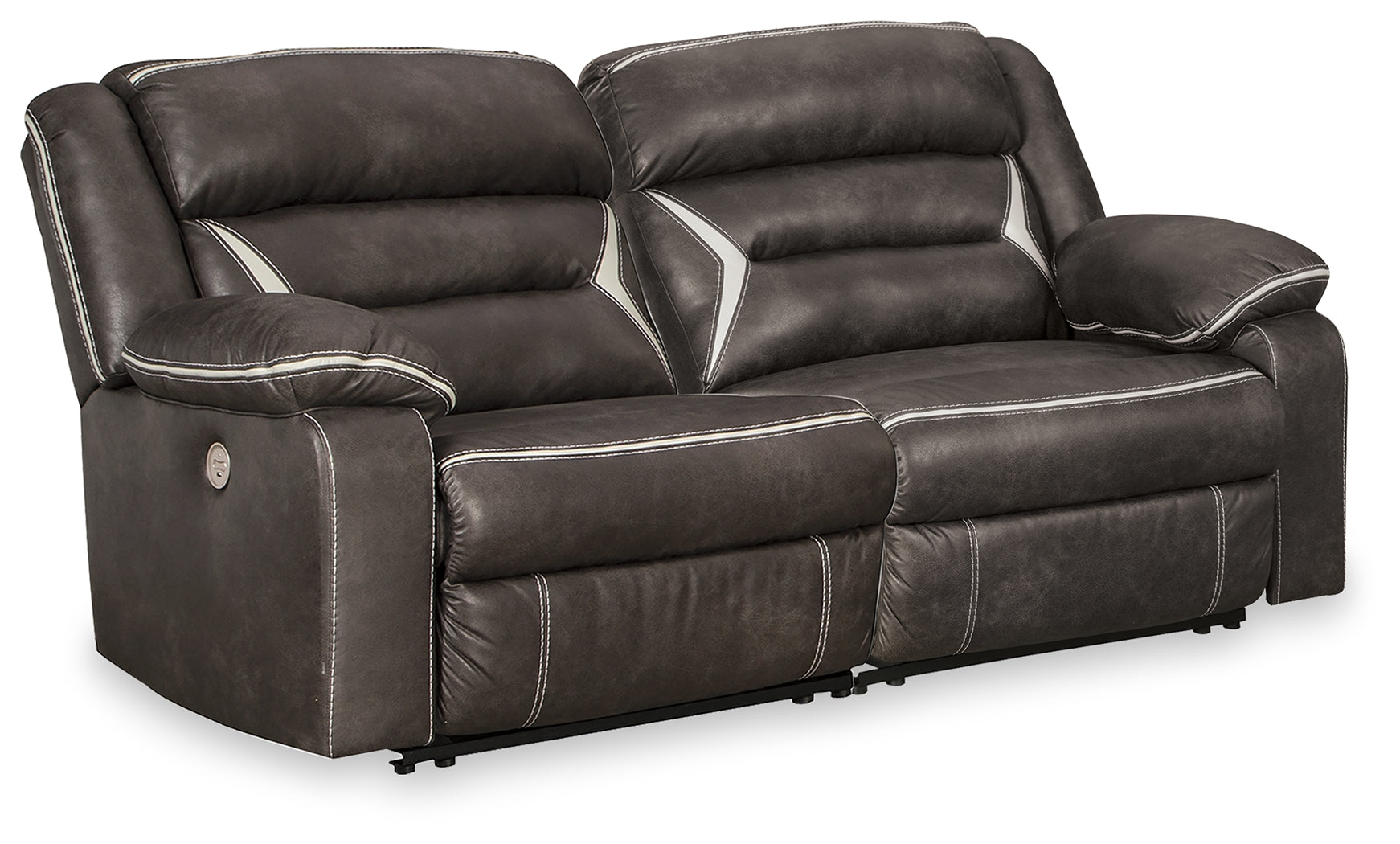 Kincord Midnight 2-Piece Power Reclining Sectional Loveseat - 13104S7