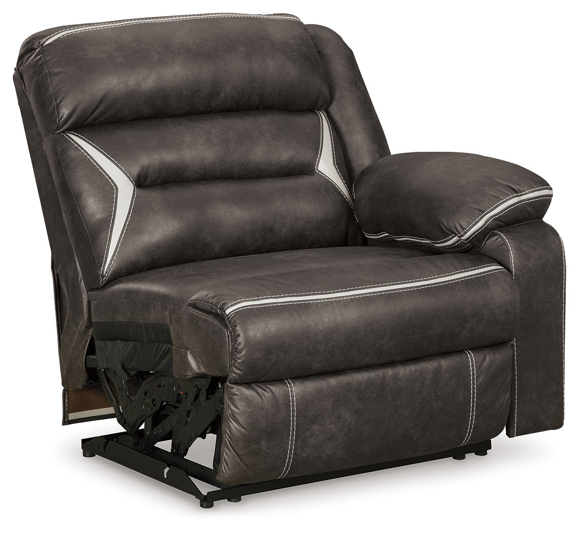Kincord Midnight 2-Piece Power Reclining Sectional Loveseat - 13104S7