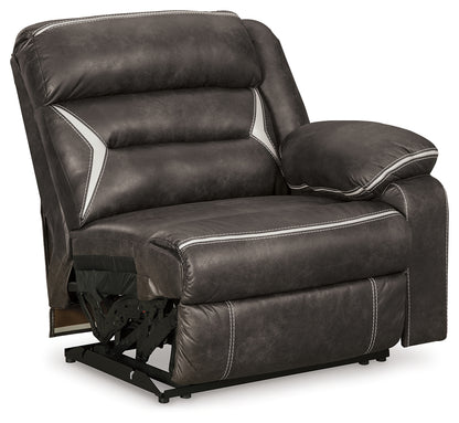 Kincord Midnight 2-Piece Power Reclining Sectional Loveseat - 13104S7