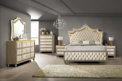 Kingdom 4PC OR 5PC Set - Queen, King *5PC QUEEN - Kingdom Bedroom Set 5PC QUEEN