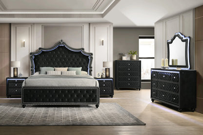 Kingdom Black 4PC OR 5PC Set - Queen, King *5PC QUEEN - Kingdom Black 5PC QUEEN