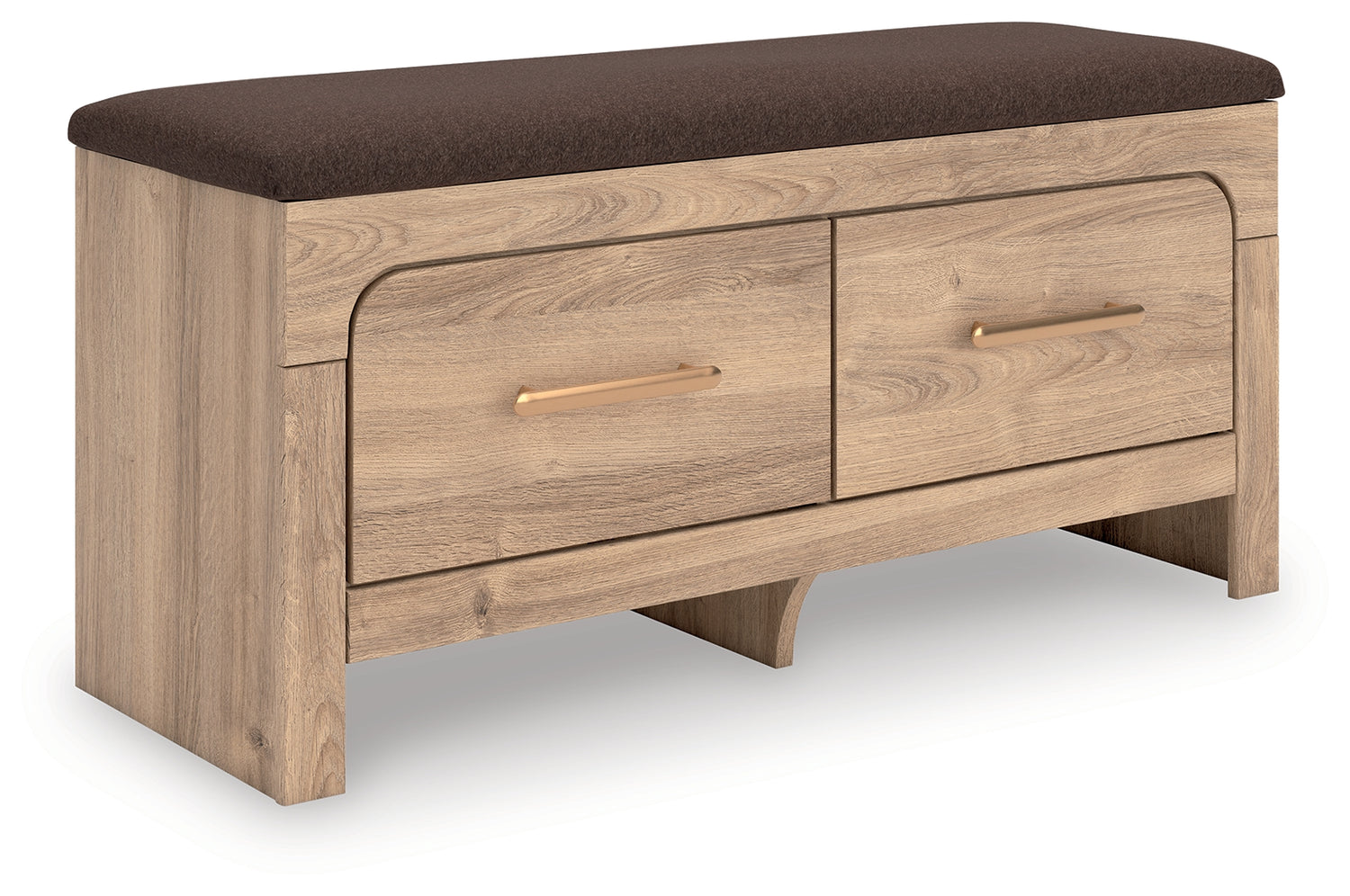 Kinlanni Tan/Brown Bedroom Storage Bench - PCB1360-09