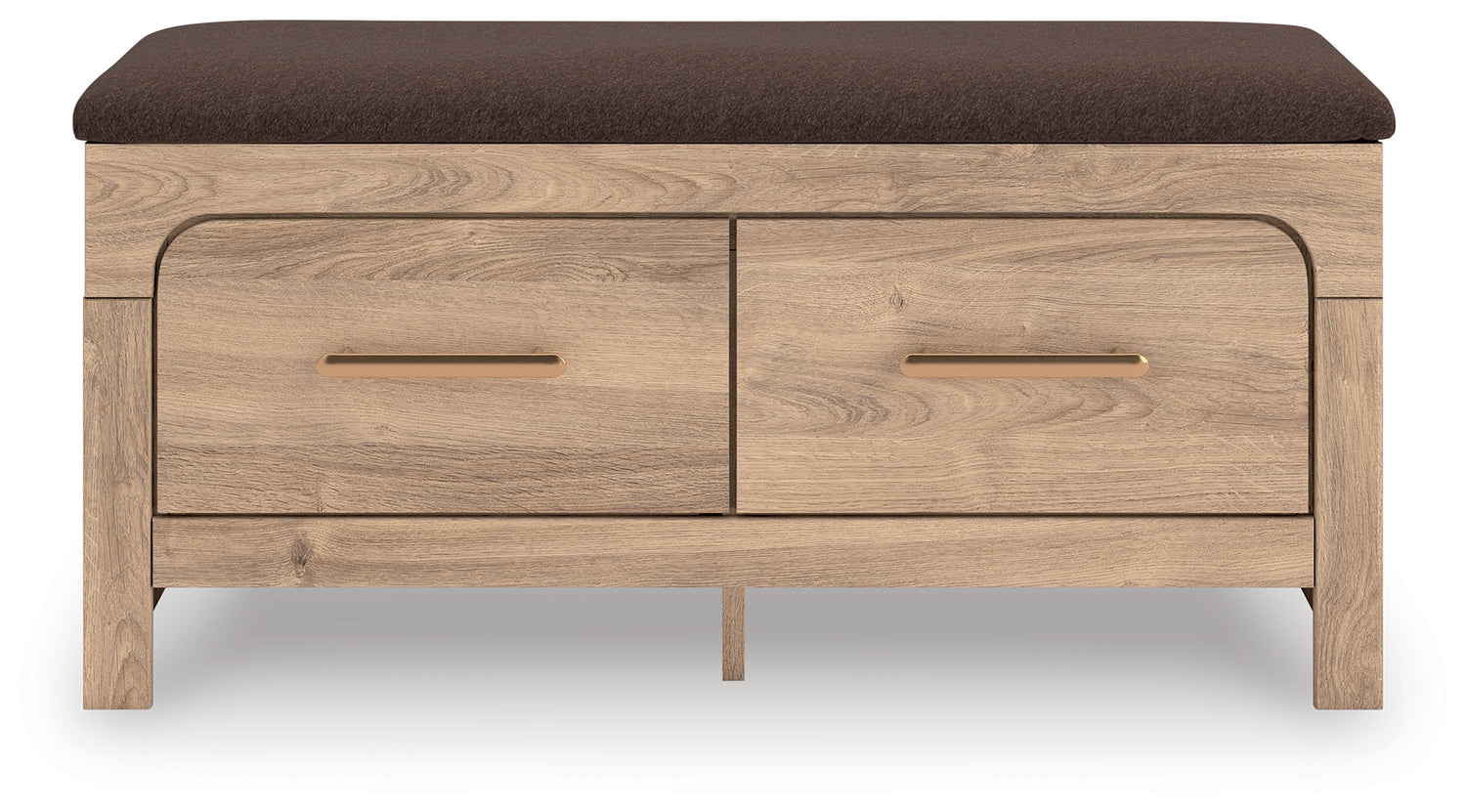Kinlanni Tan/Brown Bedroom Storage Bench - PCB1360-09