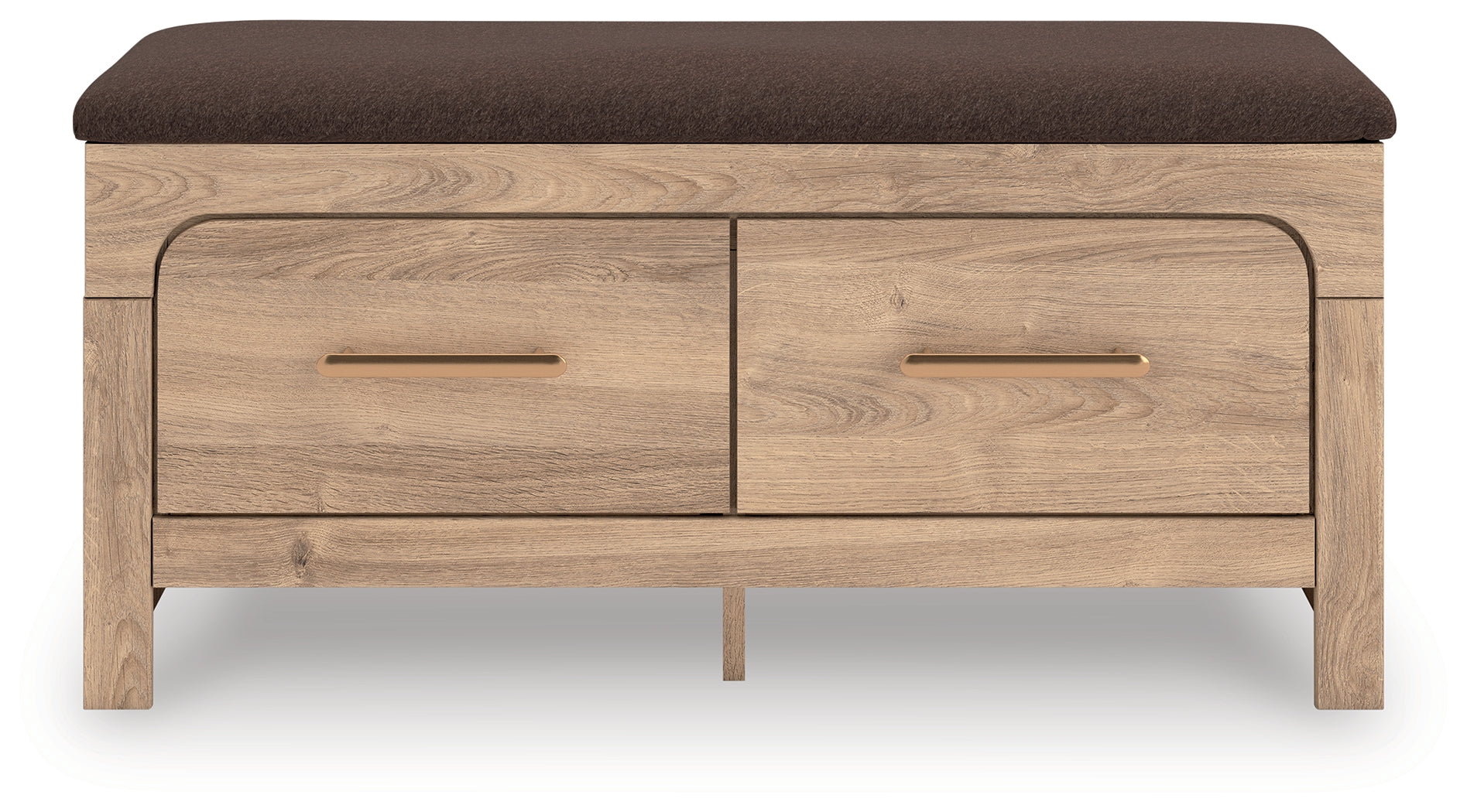 Kinlanni Tan/Brown Bedroom Storage Bench - PCB1360-09