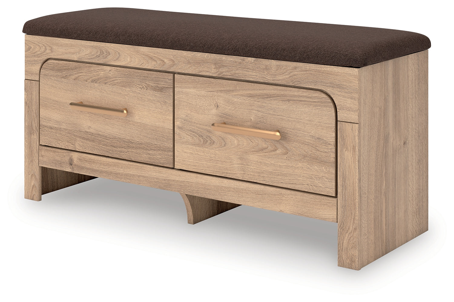 Kinlanni Tan/Brown Bedroom Storage Bench - PCB1360-09