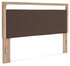 Kinlanni Tan/Brown King Upholstered Panel Headboard - PCB1360-58