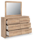 Kinlanni Tan Dresser and Mirror - PCB1360B1