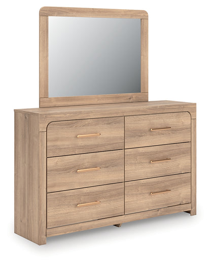 Kinlanni Tan Dresser and Mirror - PCB1360B1