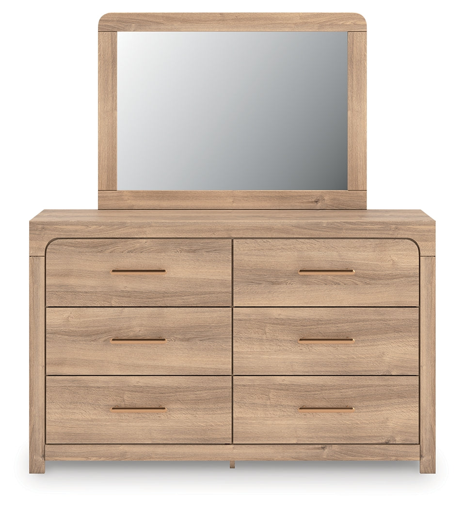 Kinlanni Tan Dresser and Mirror - PCB1360B1