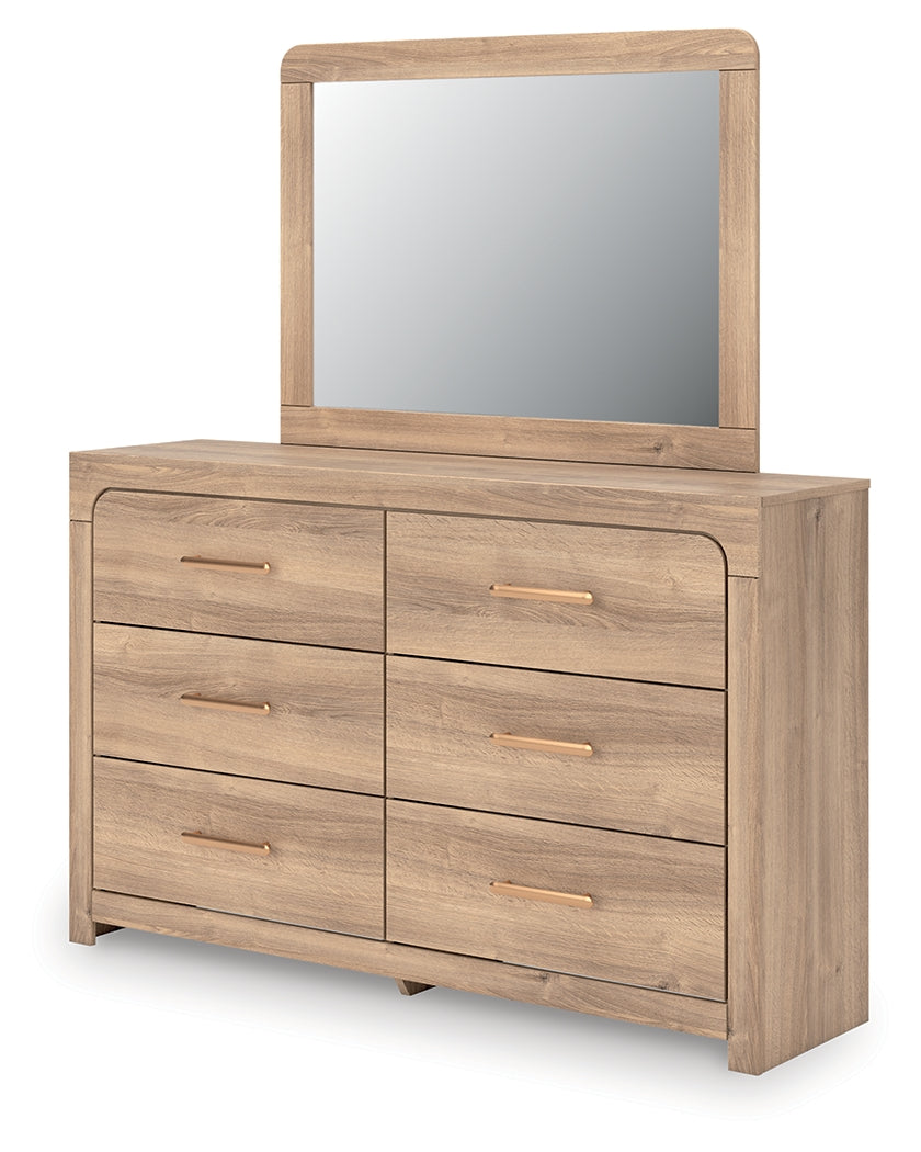 Kinlanni Tan Dresser and Mirror - PCB1360B1