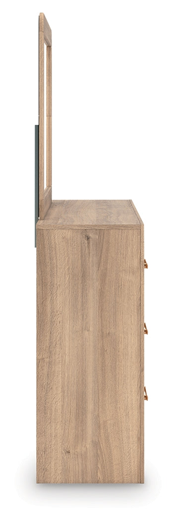 Kinlanni Tan Dresser and Mirror - PCB1360B1
