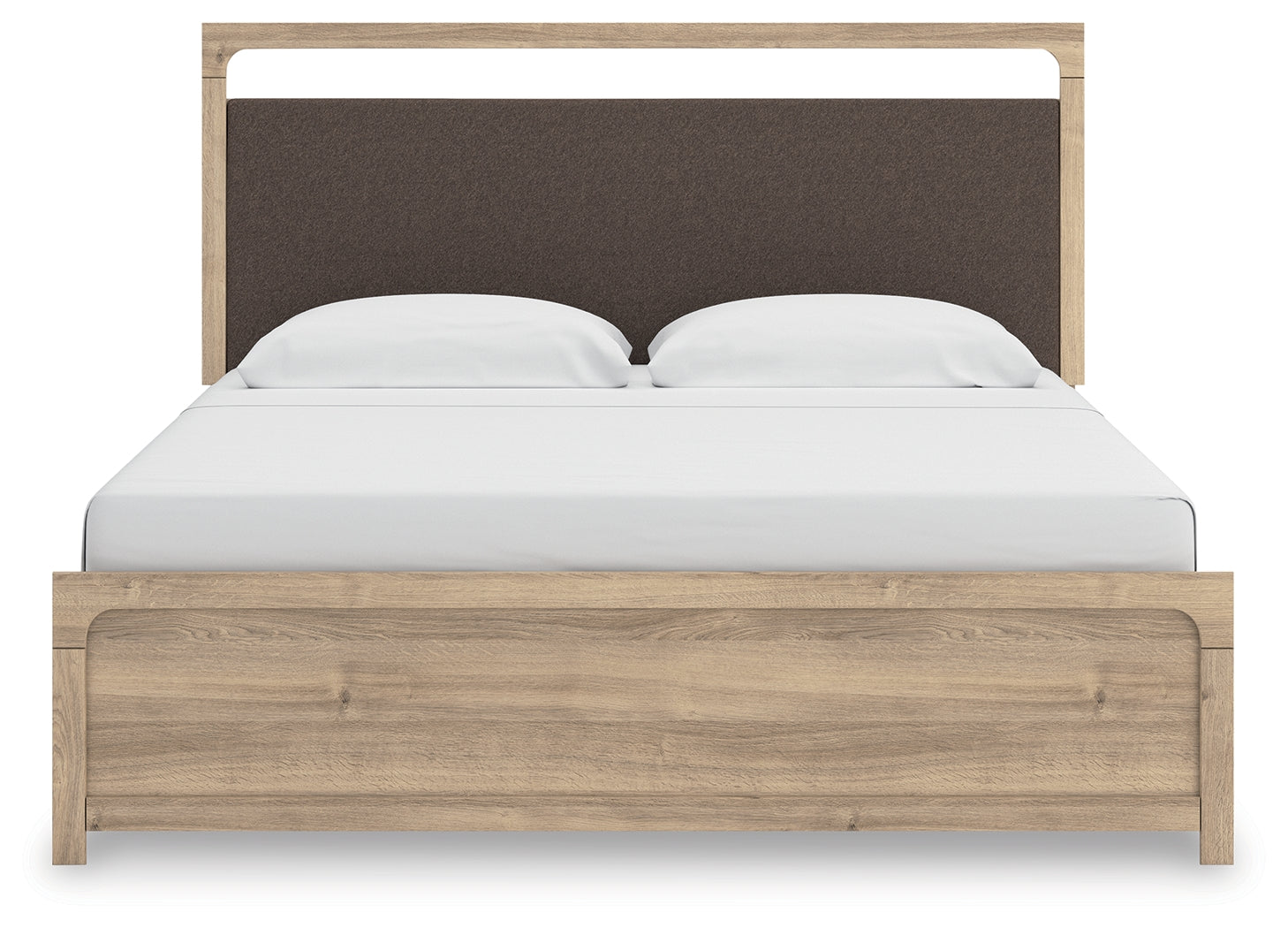 Kinlanni Tan King Upholstered Panel Bed - PCB1360B15