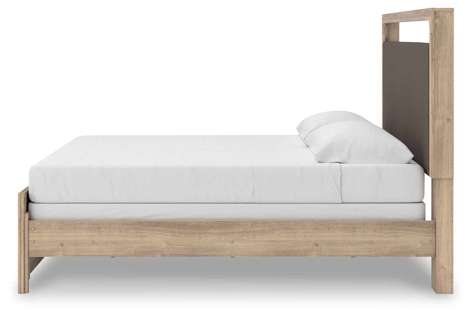 Kinlanni Tan King Upholstered Panel Bed - PCB1360B15