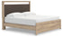 Kinlanni Tan King Upholstered Platform Bed - PCB1360B16