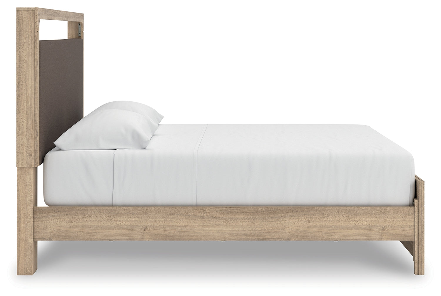 Kinlanni Tan King Upholstered Platform Bed - PCB1360B16