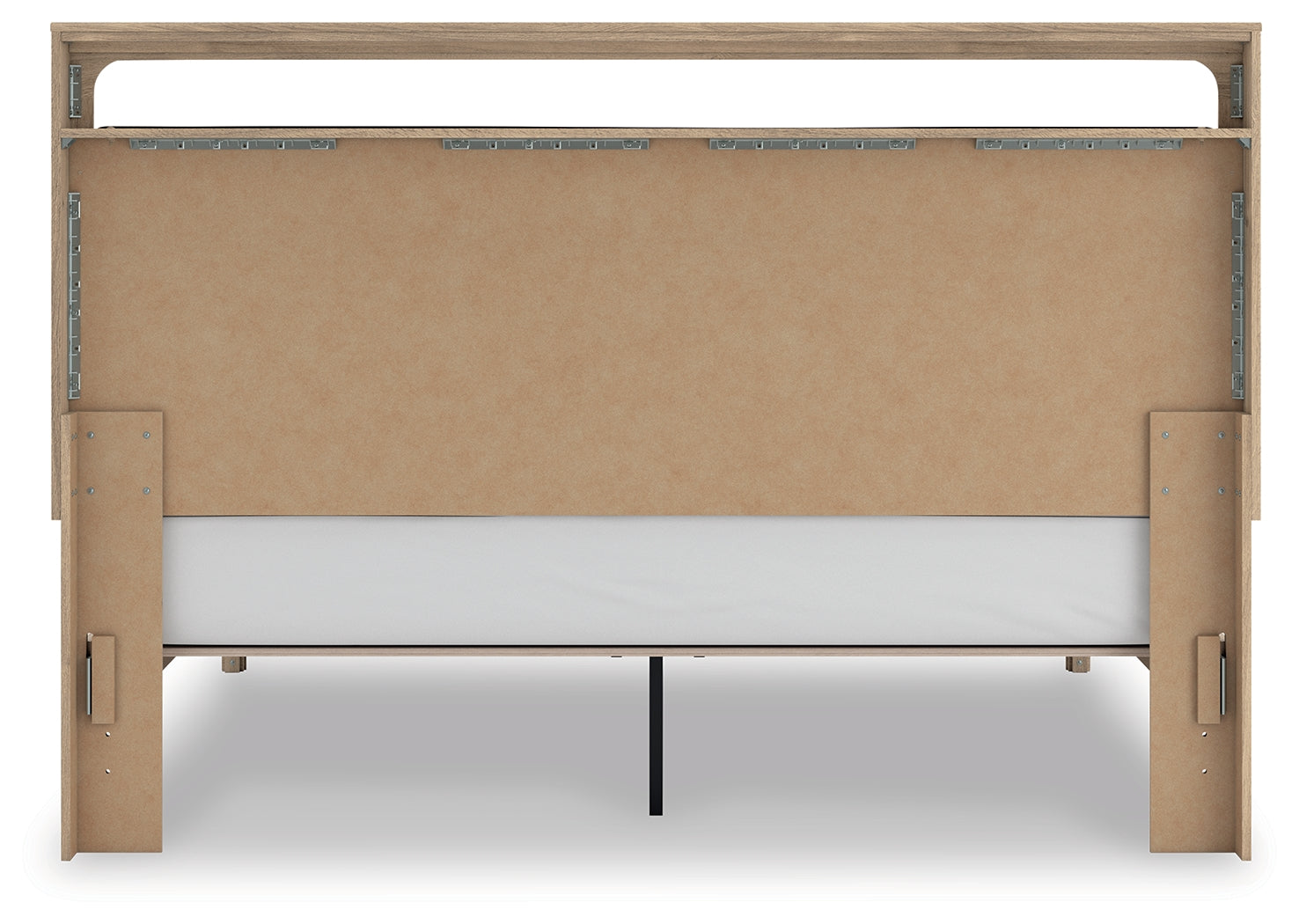 Kinlanni Tan King Upholstered Platform Bed - PCB1360B16