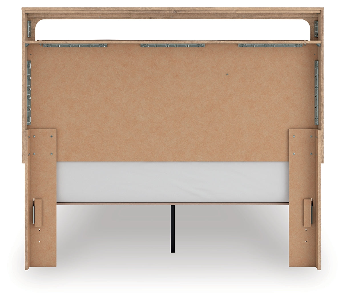 Kinlanni Tan Queen Upholstered Platform Bed - PCB1360B10