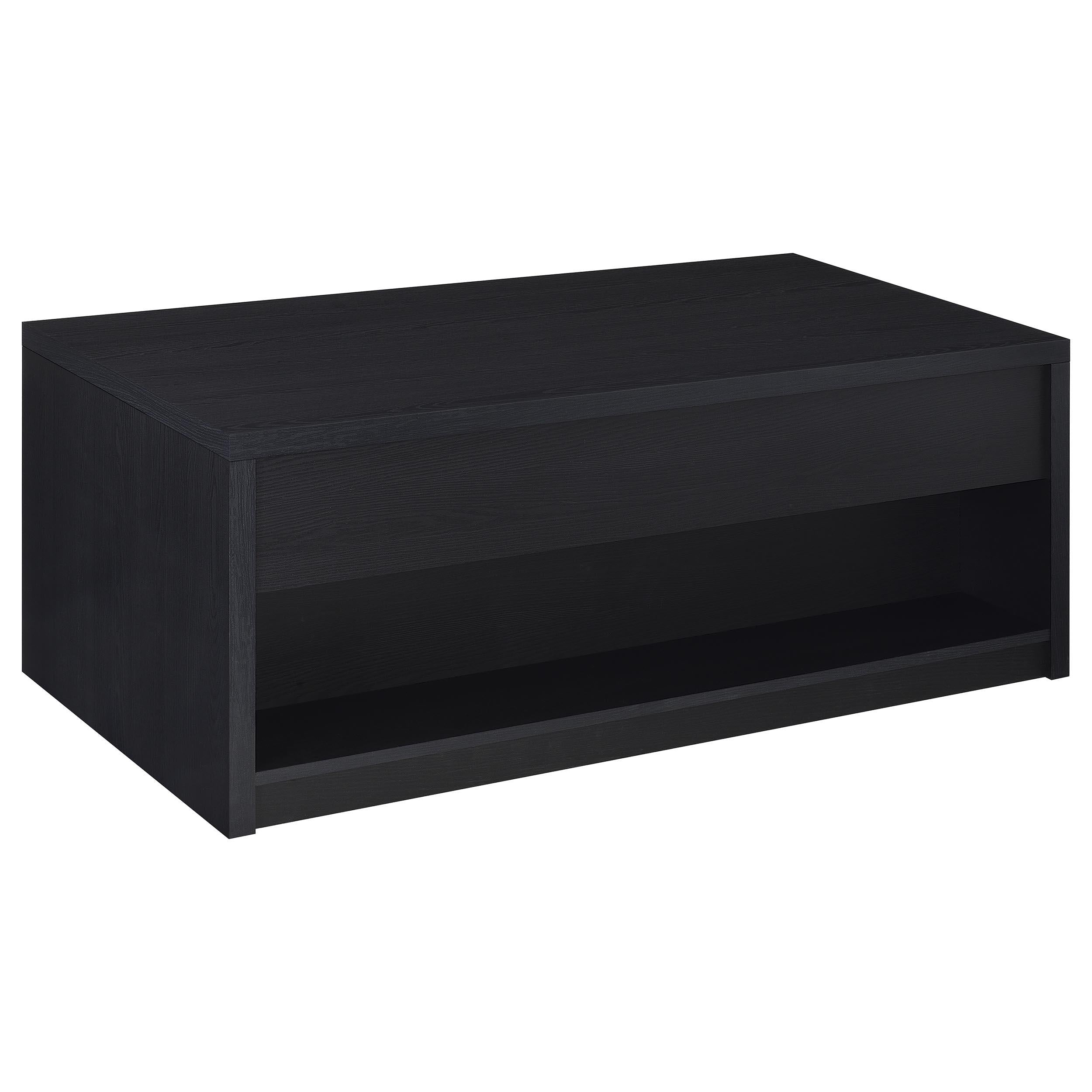 Knapp 2-piece Lift Top Coffee Table Set Black - 706228-S2