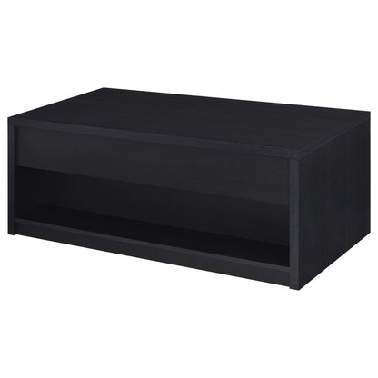 Knapp 2-piece Lift Top Coffee Table Set Black - 706228-S2