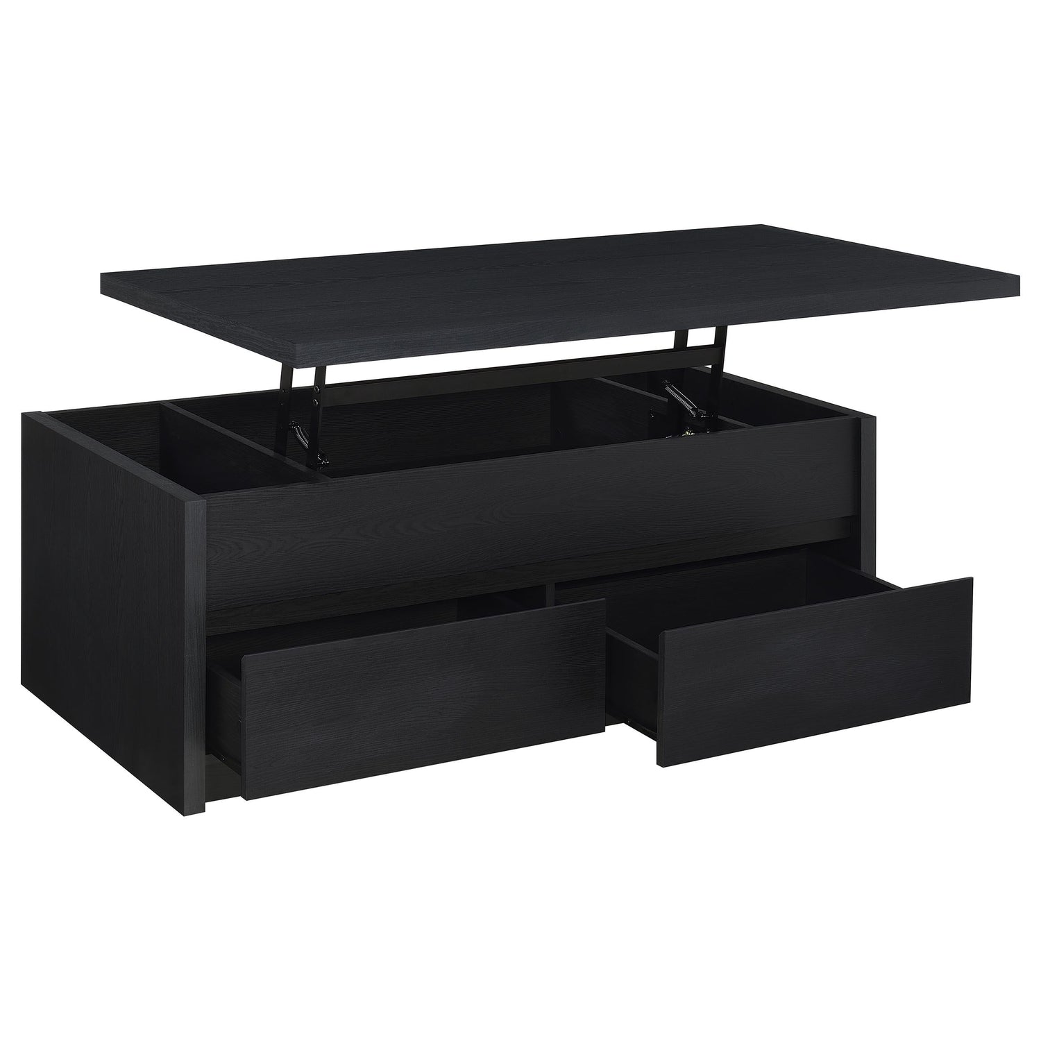Knapp 2-piece Lift Top Coffee Table Set Black - 706228-S2