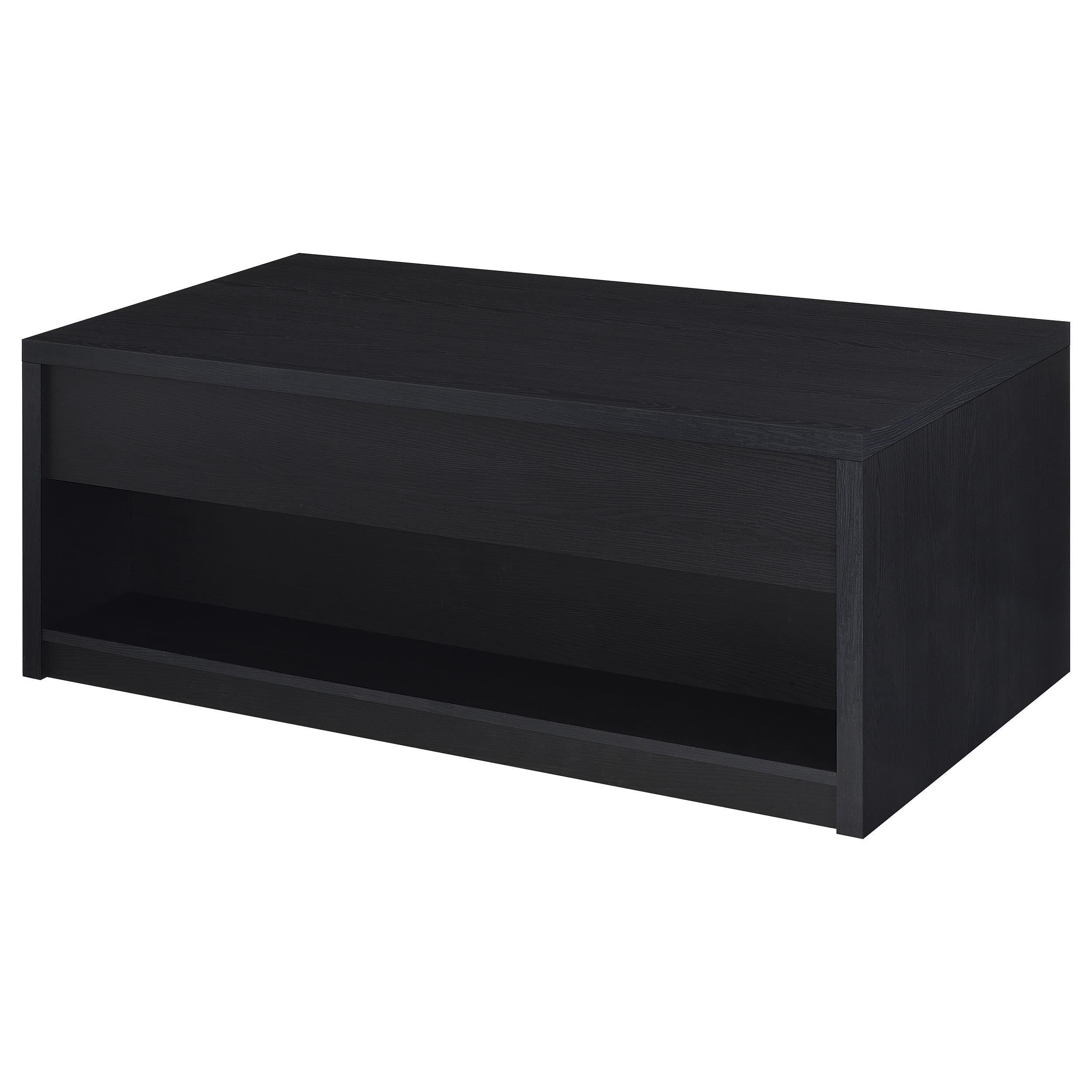 Knapp 3-piece Lift Top Coffee Table Set Black - 706228-S3