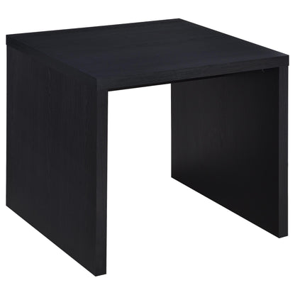Knapp Engineered Wood Square Side End Table Black - 706227