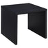 Knapp Engineered Wood Square Side End Table Black - 706227