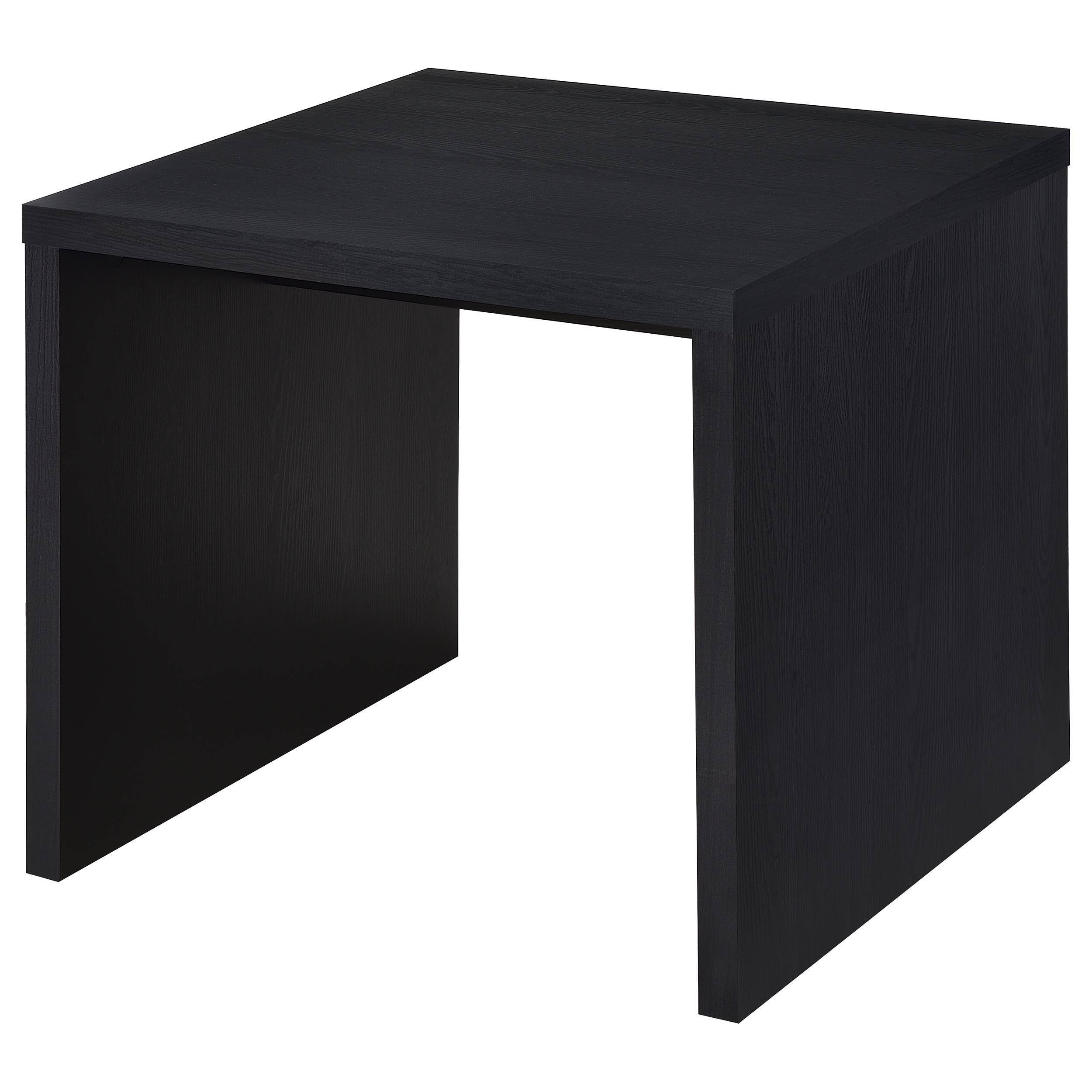 Knapp Engineered Wood Square Side End Table Black - 706227