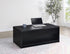 Knapp Lift Top Cocktail Coffee Table with Dual Drawers Black - 706228