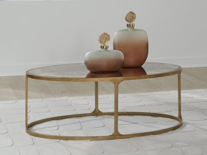 Korajane Antique Gold Coffee Table - T399-0