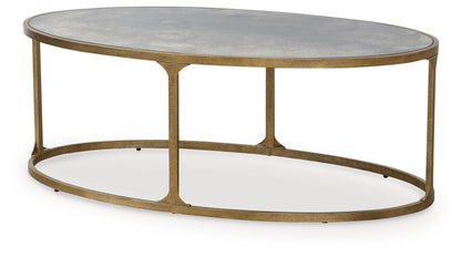 Korajane Antique Gold Coffee Table - T399-0