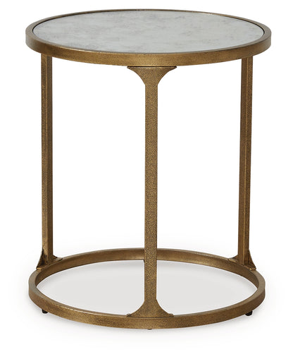 Korajane Antique Gold End Table - T399-6