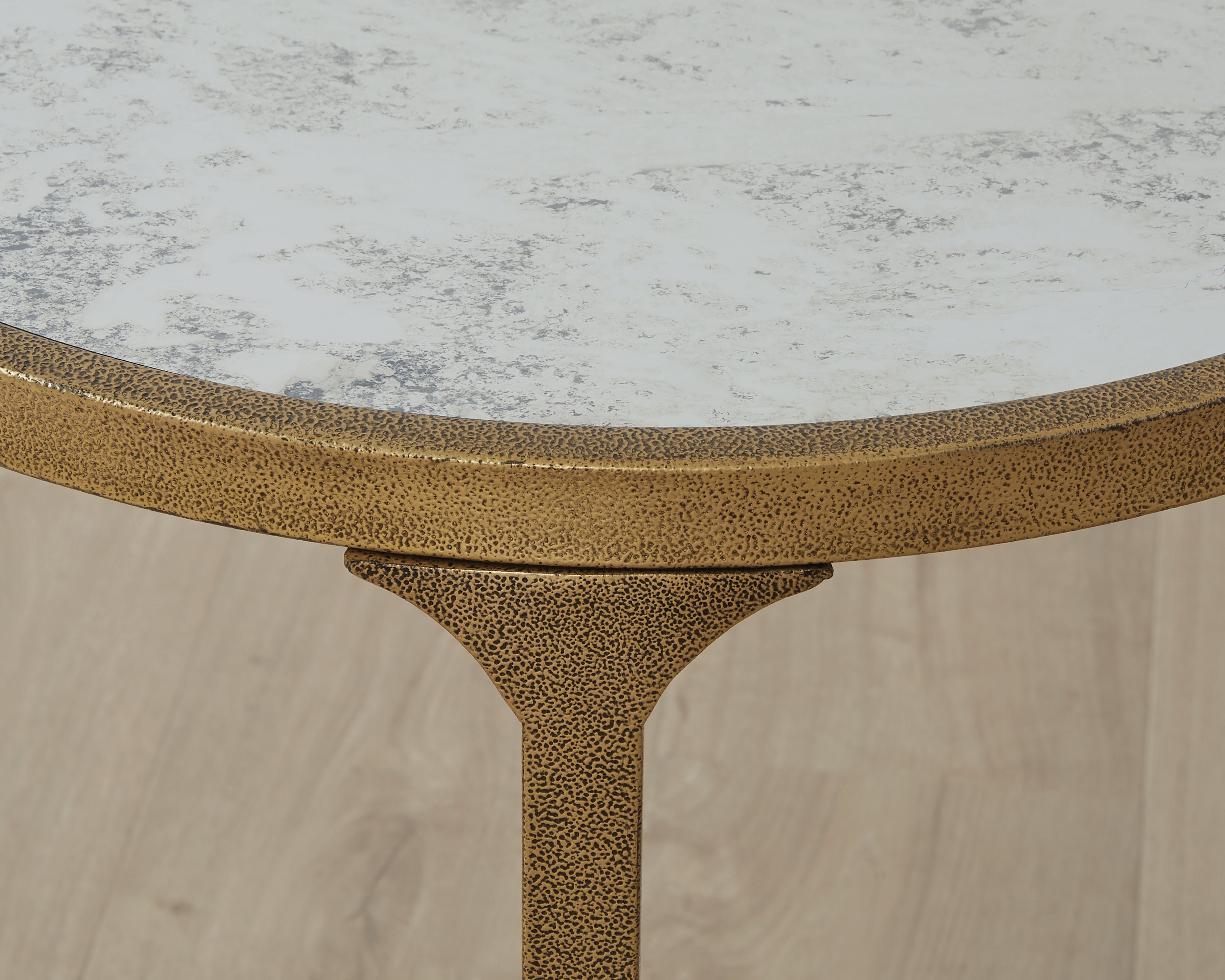 Korajane Antique Gold End Table - T399-6